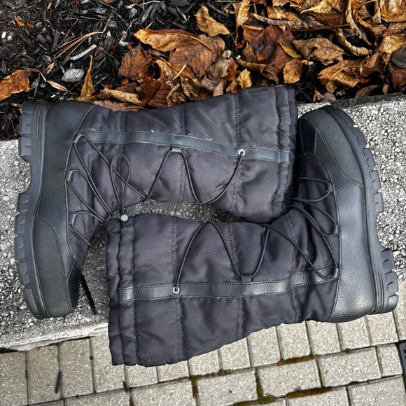 Lauren Ralph Lauren Quinly Black Winter Boots Size 9 - Picture 7 of 14